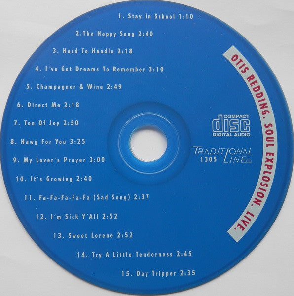 Otis Redding : Otis Redding. Soul Explosion. Live. (CD, Comp)