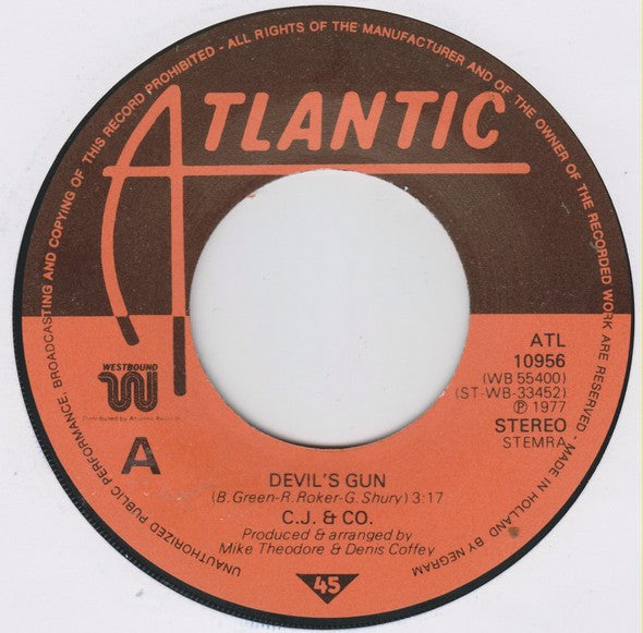 C.J. & Co.* : Devil's Gun (7", Single)