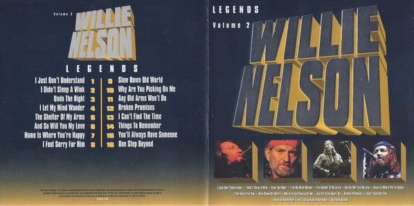 Willie Nelson : Legends Volume 2 (CD, Comp)
