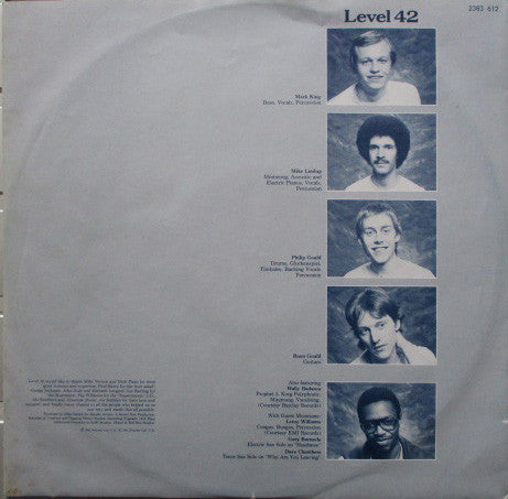 Level 42 : Level 42 (LP, Album)