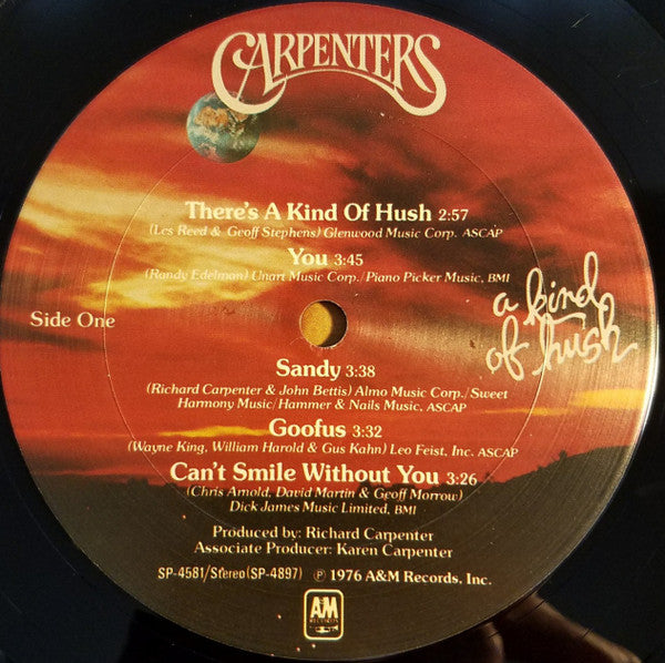 Carpenters : A Kind Of Hush (LP, Album)