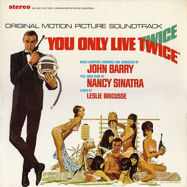 John Barry : You Only Live Twice (Original Motion Picture Soundtrack) (LP, Album, RE)