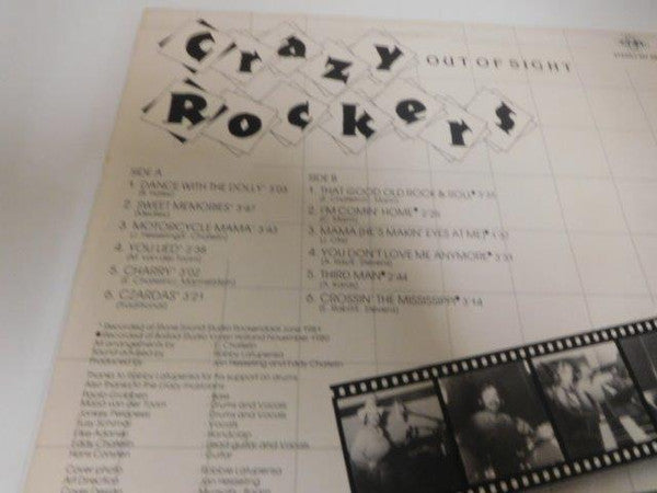 Crazy Rockers : Out Of Sight (LP)