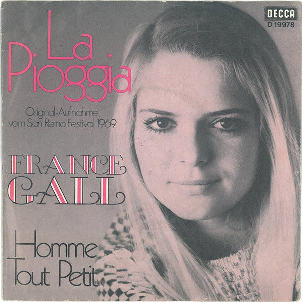 France Gall : La Pioggia (7", Single)