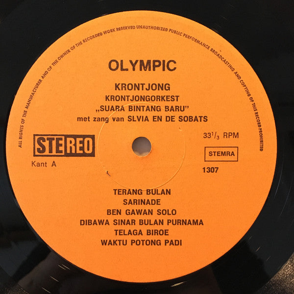 Krontjong Panjanji : Suara Bintang Baru (LP, RP)