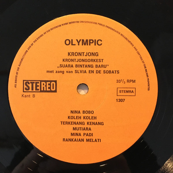 Krontjong Panjanji : Suara Bintang Baru (LP, RP)