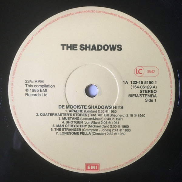 The Shadows : De Mooiste Shadows Hits (3xLP, Comp)