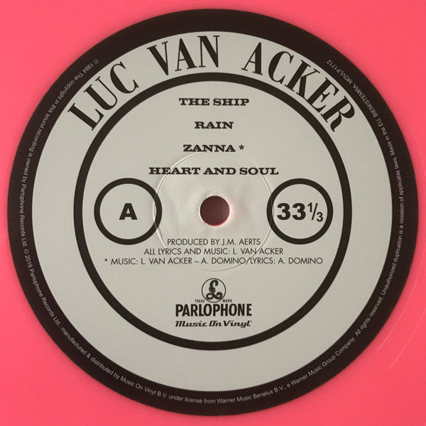 Luc Van Acker : Luc Van Acker (LP, Album, Ltd, Num, RE, Pin)