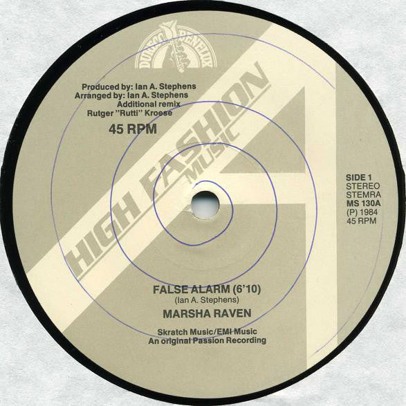 Marsha Raven : False Alarm (12", Com)