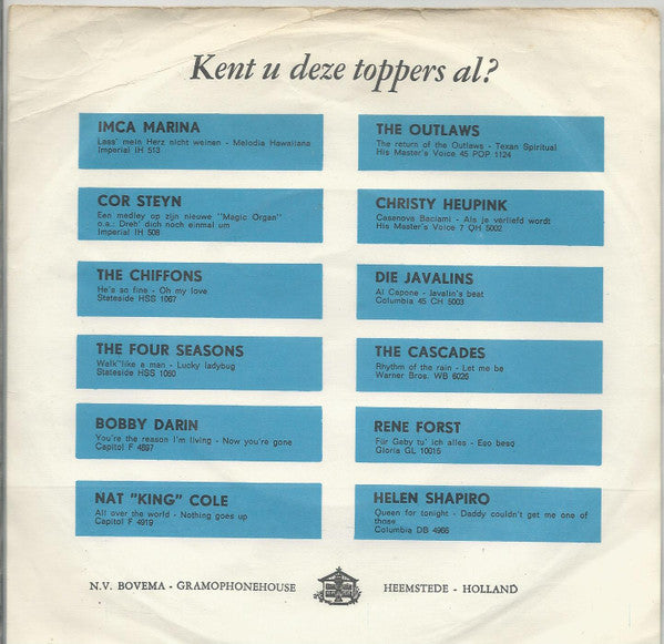 Gitte Hænning en Rex Gildo : Vom Stadtpark Die Laternen / Hey-Hey, Olé (7", Single)