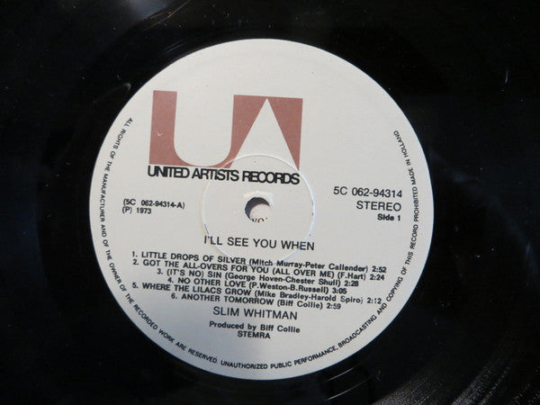 Slim Whitman : I'll See You When (LP)