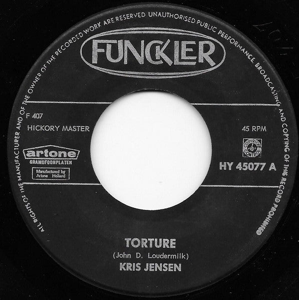 Kris Jensen : Torture (7", Single)