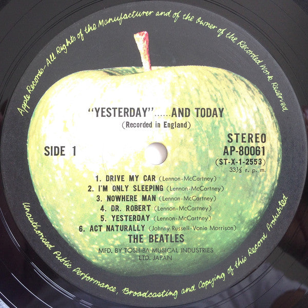 The Beatles : Yesterday And Today (LP, Album, Comp, RE, ¥2,)