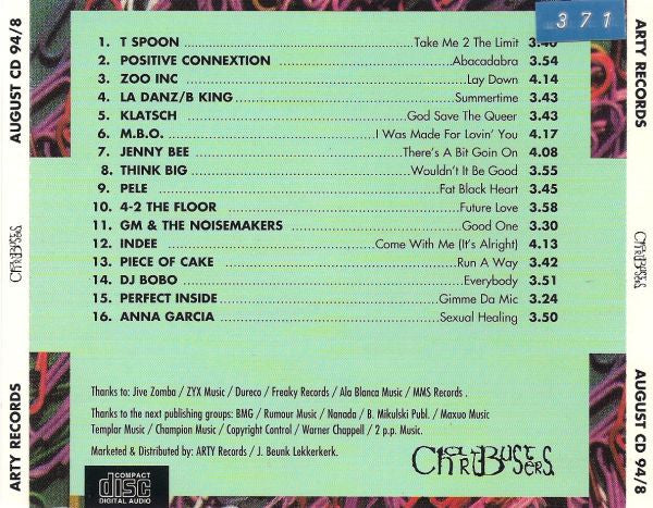 Various : Chartbusters August 1994 (CD, Comp)