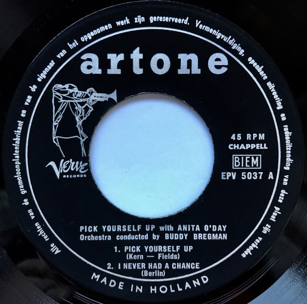 Anita O'Day : Pick Yourself Up With Anita O'Day  (7", EP, Mono)