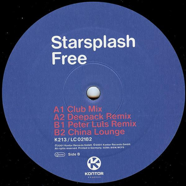 Starsplash : Free (12")