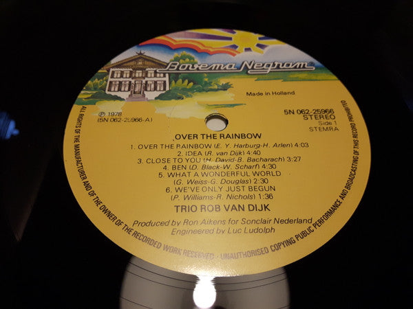 Trio Rob van Dijk : 'Over The Rainbow'  (LP)