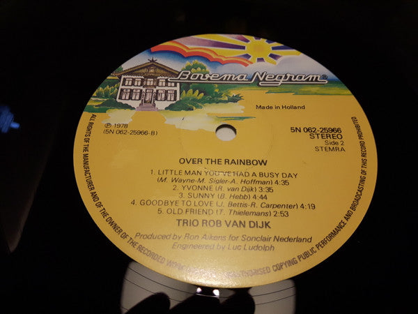 Trio Rob van Dijk : 'Over The Rainbow'  (LP)