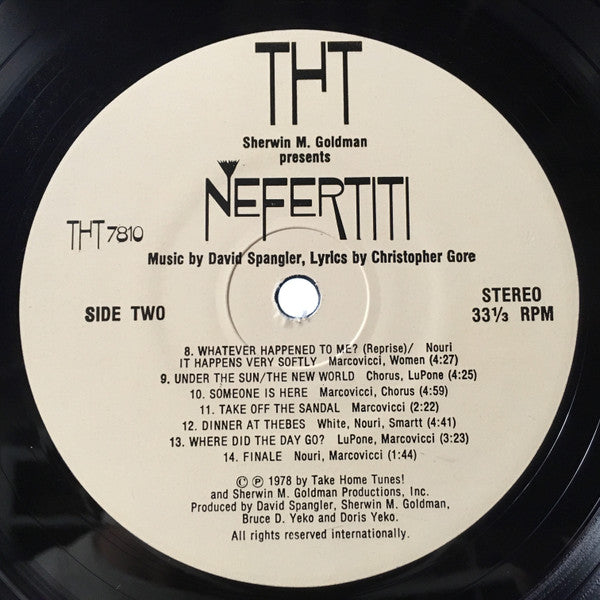David Spangler* : Nefertiti An Original Cast Recording (LP, Album)