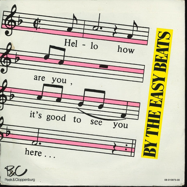 The Easybeats : Hello How Are You (7", Single, Promo)