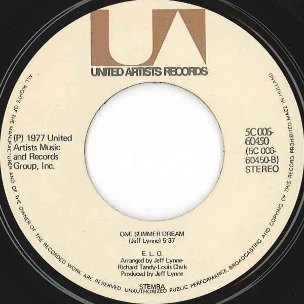 Electric Light Orchestra : Mr. Blue Sky (7", Single)