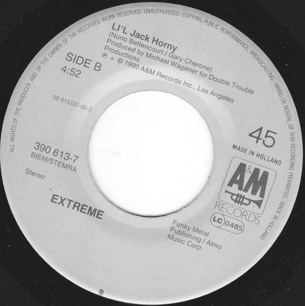 Extreme (2) : Get The Funk Out (7", Single, Pap)