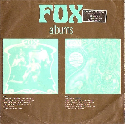 Fox (3) : S-s-s-single Bed (7", Single)