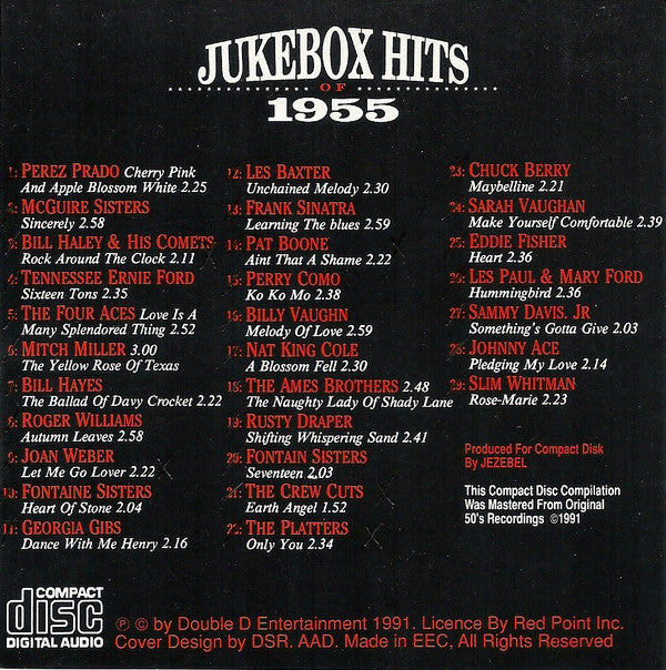 Various : Jukebox Hits Of 1955 (CD, Comp, RM)