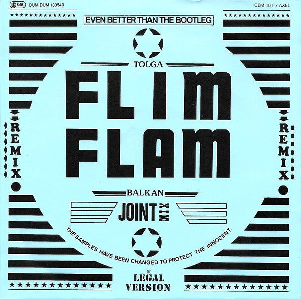 Tolga Flim Flam Balkan* : The Best Of Joint Mix - Volume II (7", Single, Sil)