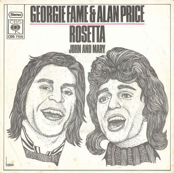 Georgie Fame & Alan Price : Rosetta (7", Single)