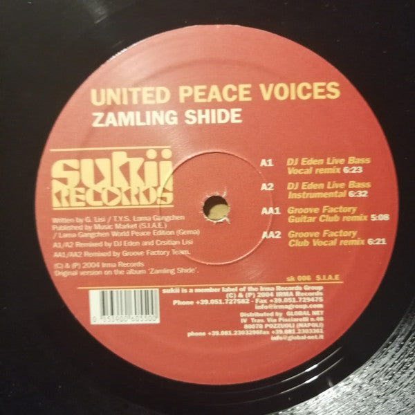 United Peace Voices : Zamling Shide (12", Single)
