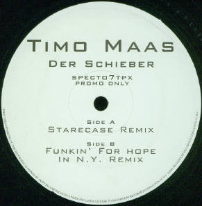 Timo Maas : Der Schieber (12", Promo)