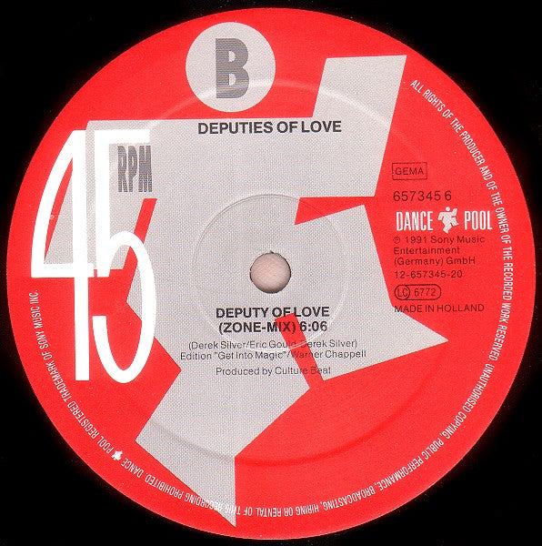 Deputies Of Love : Deputy Of Love (12")