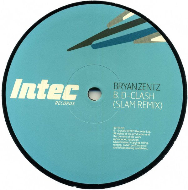 Bryan Zentz : D-Clash (12")