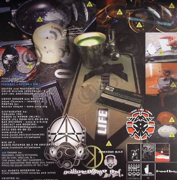Rotten / Toxikboy / DJK (6) : Power Versus Nuclear Power (12")
