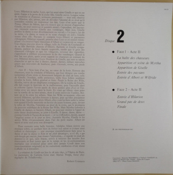 Anatole Fistoulari / London Symphony Orchestra : Giselle - Ballet En 2 Actes (2xLP, Album, RE, Gat)
