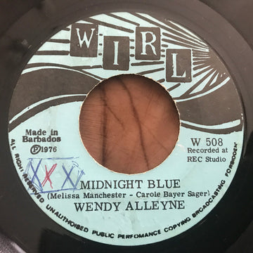 Wendy Alleyne : Midnight Blue (7", Blu)