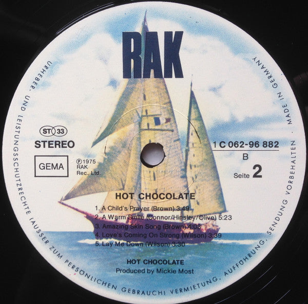 Hot Chocolate : Hot Chocolate (LP, Album)