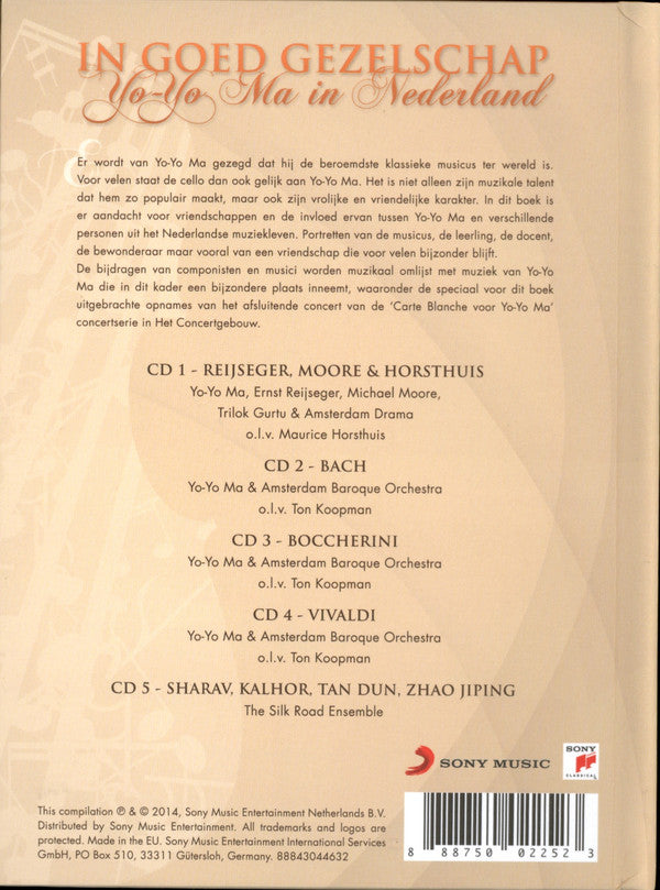 Yo-Yo Ma : In Goed Gezelschap - Yo-Yo Ma In Nederland (5xCD, Comp)