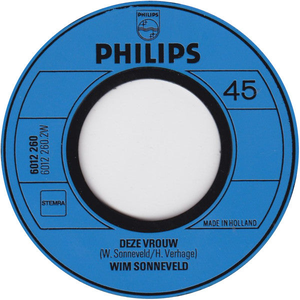 Wim Sonneveld : Het Dorp / Deze Vrouw (7", Single, RE)