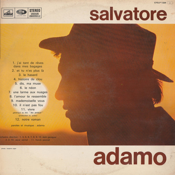 Adamo : Adamo (LP, Album, Gat)