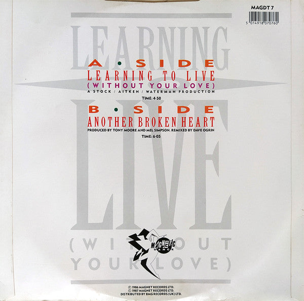 O'Chi Brown & Rick Astley : Learning To Live (Without Your Love) (12", Single)