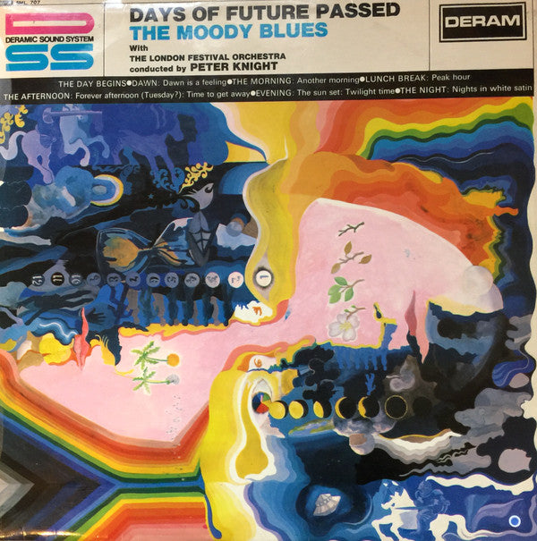 The Moody Blues With The London Festival Orchestra Conducted By Peter Knight (5) : Days Of Future Passed (LP, Album)