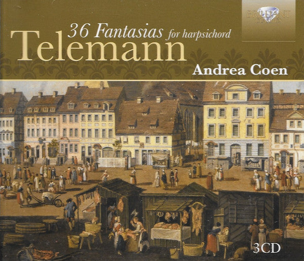 Georg Philipp Telemann, Andrea Coen : 36 Fantasias for harpsichord - TWV33 (3xCD, Album)