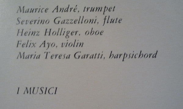 Johann Sebastian Bach By I Musici : The Season's Greeting - Brandenburger Concerto No. 2 in F Major, BWV 1047 (7")