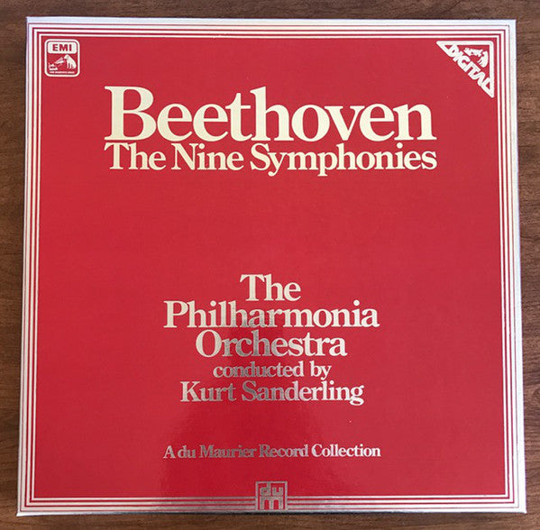 Ludwig van Beethoven - Philharmonia Orchestra Conducted By Kurt Sanderling : The Nine Symphonies (8xLP + Box)