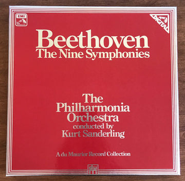 Ludwig van Beethoven - Philharmonia Orchestra Conducted By Kurt Sanderling : The Nine Symphonies (8xLP + Box)