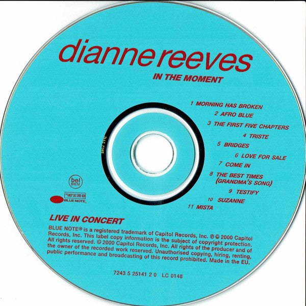 Dianne Reeves : In The Moment / Live In Concert (CD, Album)
