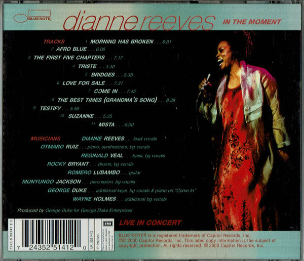 Dianne Reeves : In The Moment / Live In Concert (CD, Album)