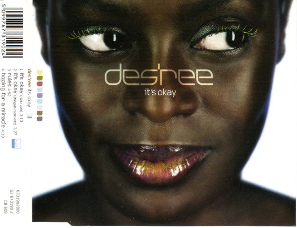 Des'ree : It's Okay (CD, Maxi)